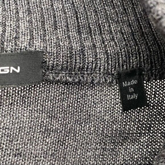 Porsche Design Men's Merino Wool Mock Neck Half Zip Sweater - M - Picture 5 of 10